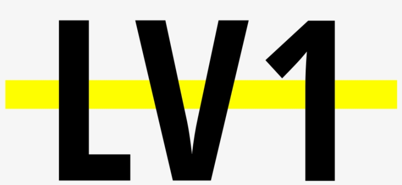 Lv1 Black - Portable Network Graphics, transparent png