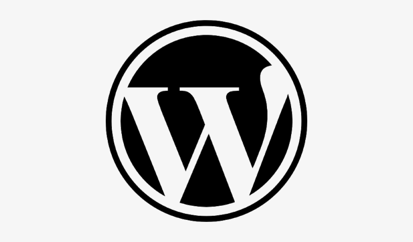 Wordpress Logo Black Png, transparent png