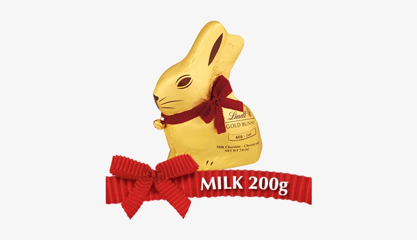 Lindt Gold Bunny Milk 200g - Easter Lindt Bunny, transparent png