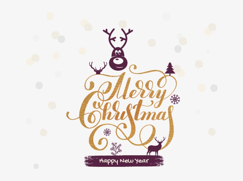 Белая Надпись Merry Christmas, transparent png