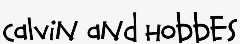 Calvin & Hobbes - Calvin And Hobbes Logo, transparent png