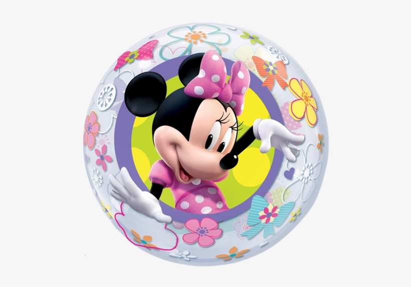 Minnie Mouse Bow Png - Minnie Mouse Qualatex Bubbles, transparent png