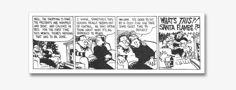 My Top 5 Calvin & Hobbes Christmas Cartoons - Calvin And Hobbes Loot, transparent png