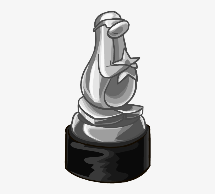 Silver Award Clothing Icon Id 5216 - Club Penguin Award, transparent png