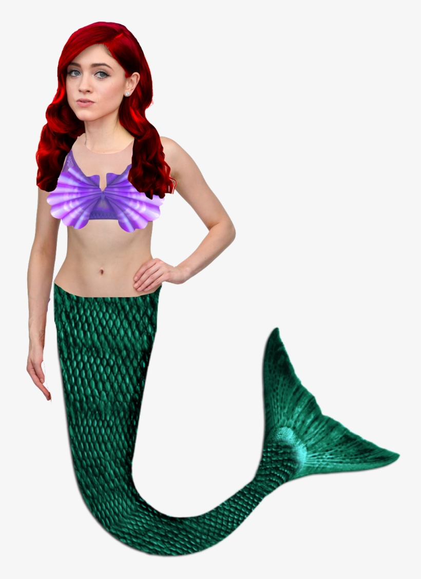 Natalia Dyer As Ariel - Natalia Dyer Little Mermaid, transparent png