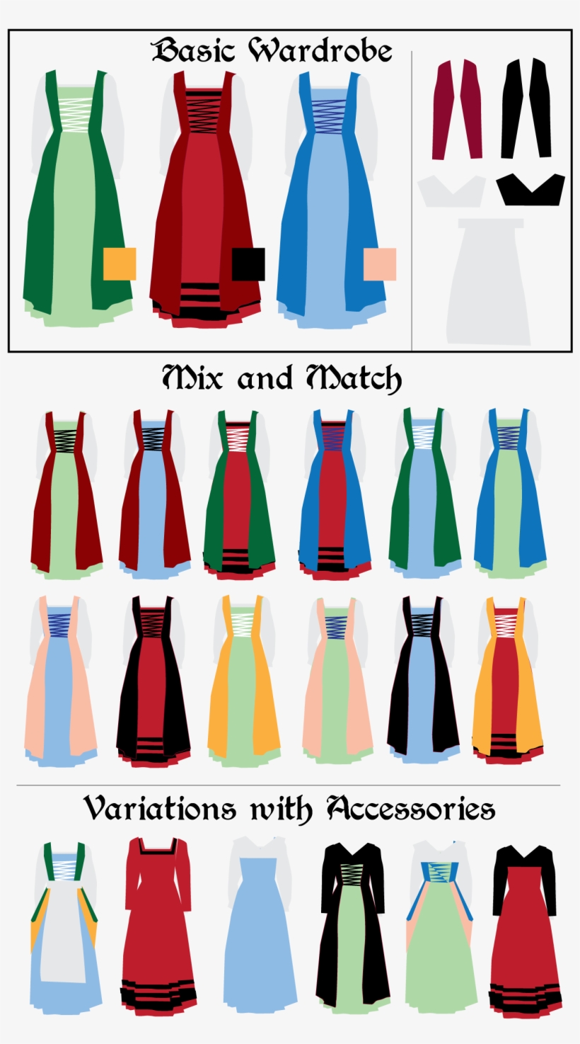 Glamorous Clip Arts For Free Download On - Kirtle Clip Art, transparent png