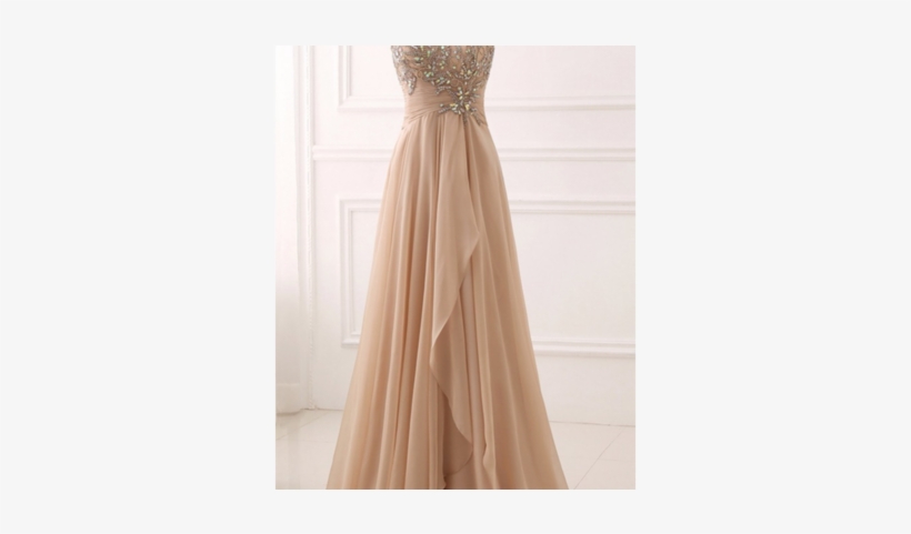Z223 Chiffon Elegant Sexy Custom Made Charming Prom - Gown, transparent png