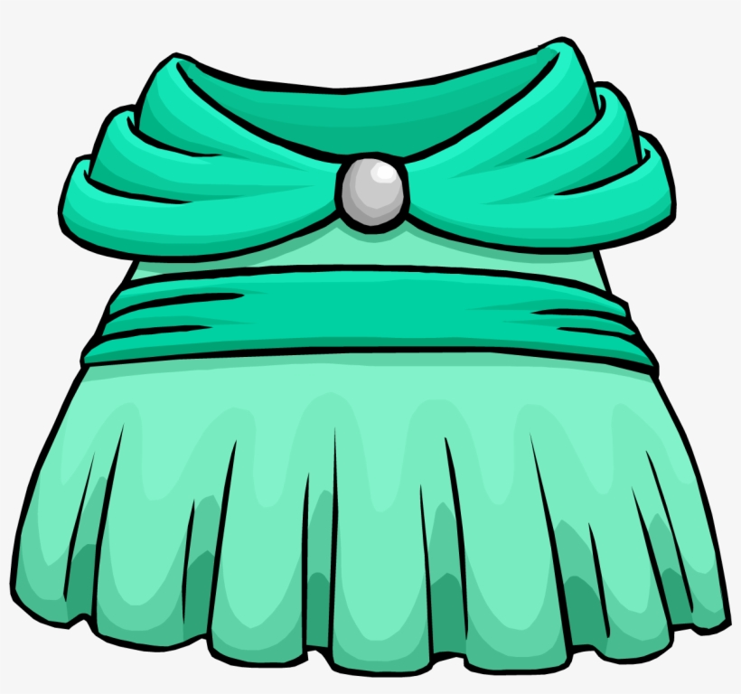 Seafoam Dress - Png - Vestido Verde Em Png, transparent png