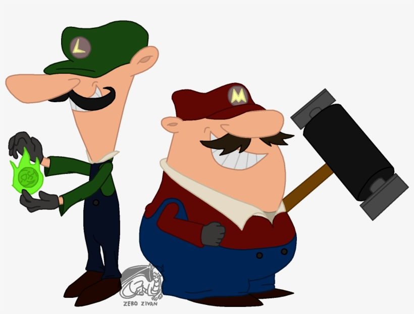 Inverted Gaming - Mario Brothers - Cartoon, transparent png