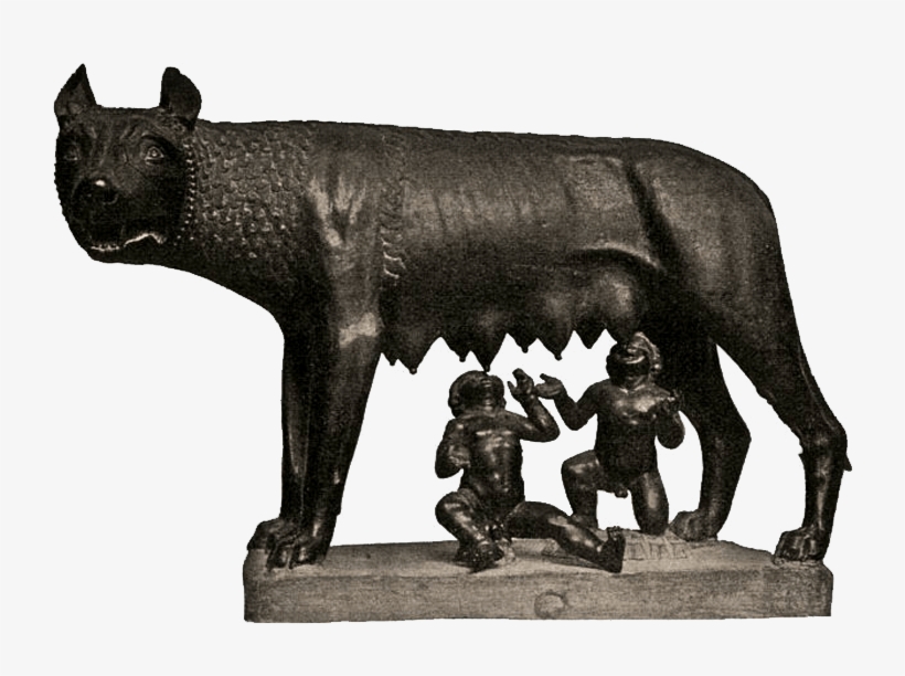 Romulus Remus Wolf Png - Romulus And Remus Png, transparent png