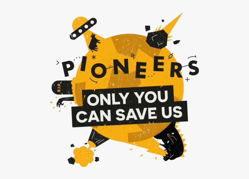 Pioneers 'only You Can Save Us' Logo - Raspberry Pi Pioneers, transparent png