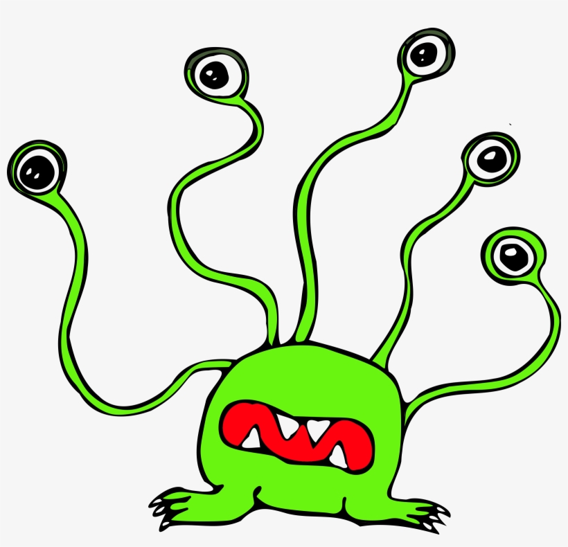 This Free Icons Png Design Of Monster With Big Eyes, transparent png