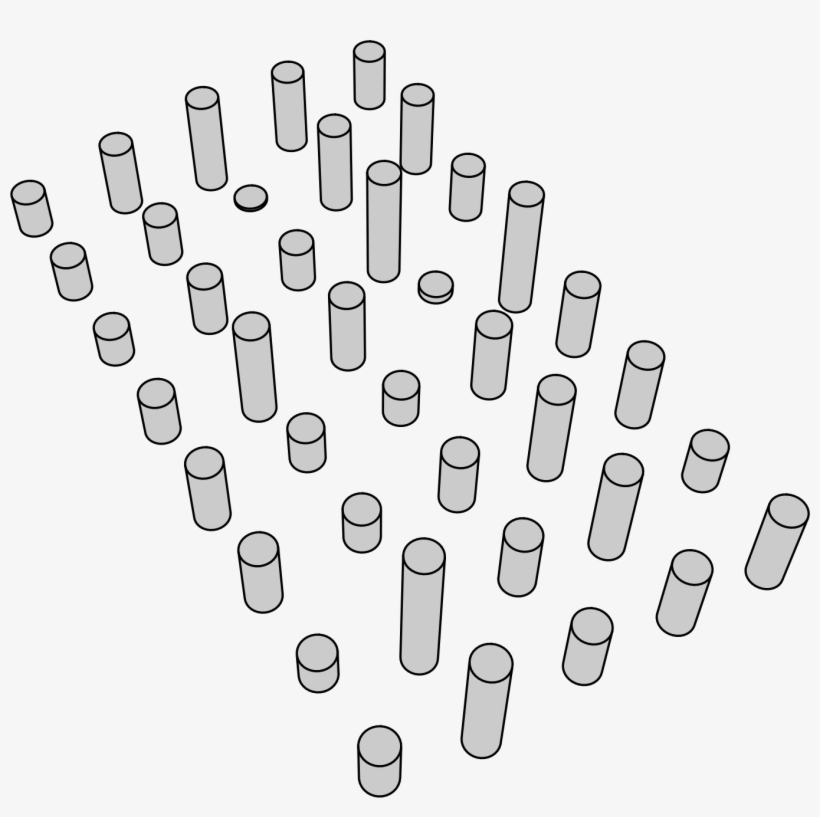 This Free Icons Png Design Of Randomized 3d Cylinder, transparent png
