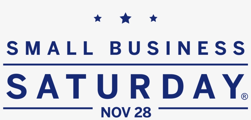 Stacked Blue Png File - Small Business Saturday 2017, transparent png
