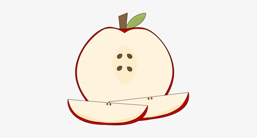 Clip Art Royalty Free Library Sliced And Wedges Clip - Sliced Apple Clipart, transparent png