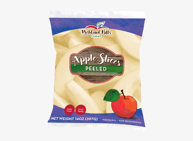 14 Oz Apple Slices Peeled - Packaging And Labeling, transparent png