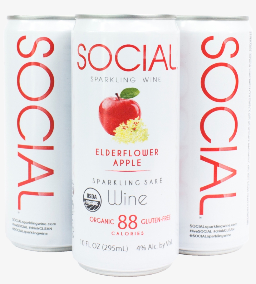 Product Image 1 Elderflower - Social Wine Cans, transparent png