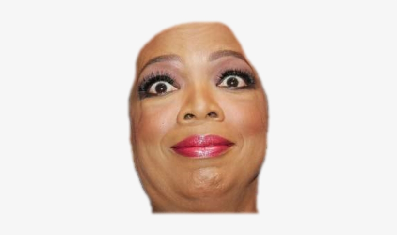 Personoprah Winfrey Head - Oprah Face, transparent png