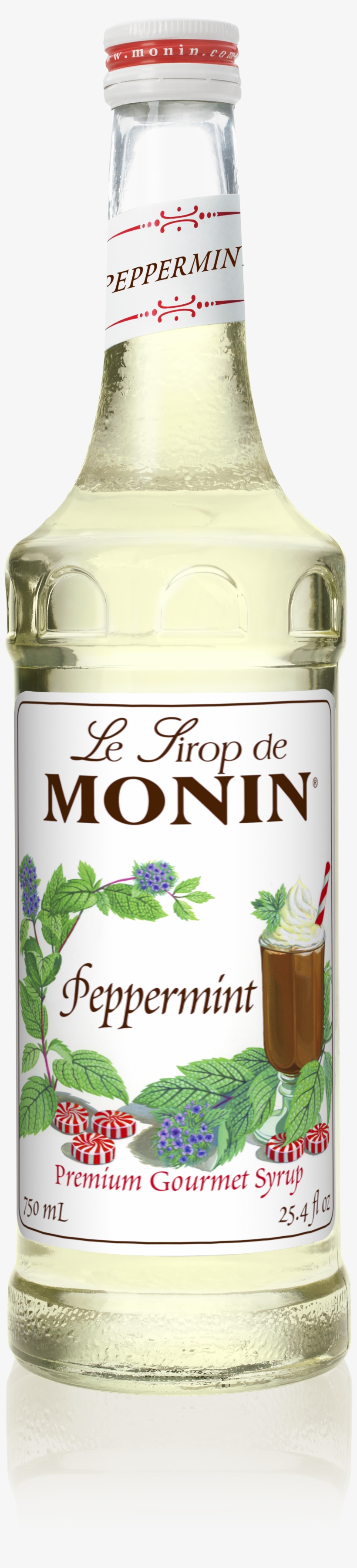 750 Ml Peppermint Syrup, transparent png