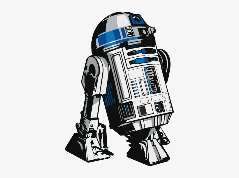 Source - Stickers R2d2, transparent png