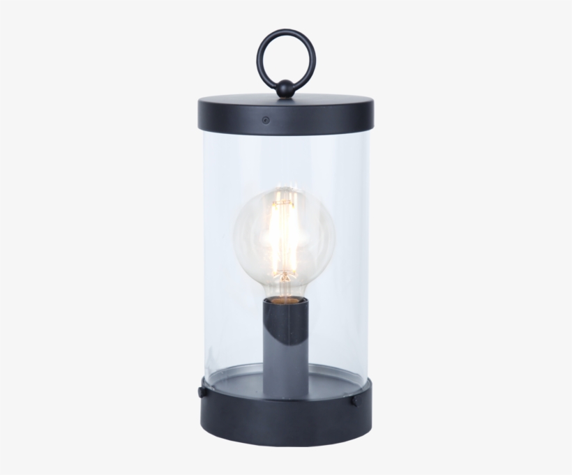 Led Lamp E27 St64 Soft Glow Dimmable - Fux Lykta Svart - Star Trading, transparent png