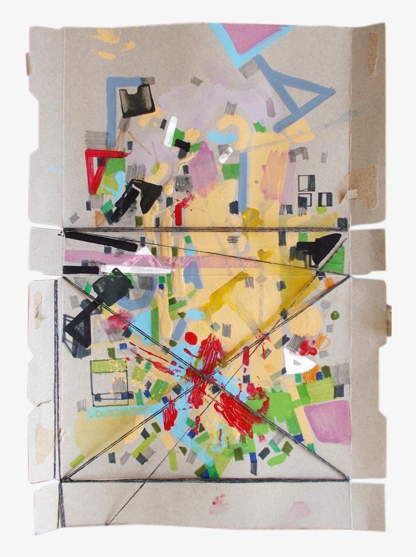 Acrylic On Cardboard Circa - Craft, transparent png