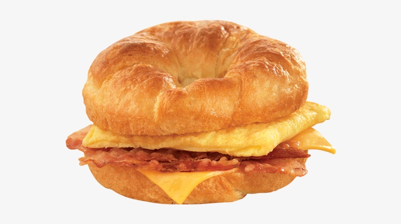 Bacon, Egg, & Cheese Croissant - Bacon, Egg And Cheese Sandwich, transparent png