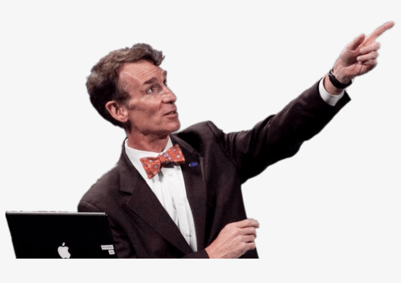 Bill Nye During Speech - Don T Believe Science, transparent png