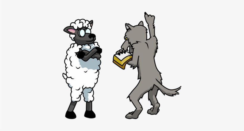 False Preachers - Sheep And Wolves Clipart, transparent png