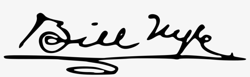 Edgar Wilson "bill" Nye Signature, transparent png