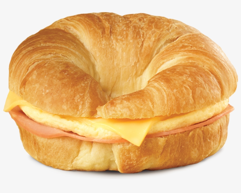 Ham, Egg, And Cheese Croissant - Yummy Sausage Egg And Cheese Biscuit, transparent png