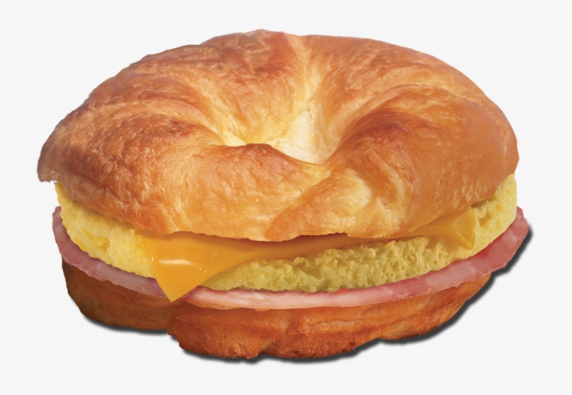 Ham, Egg'n Cheese Croissant - Day N Night Bites Croissant Sandwich, transparent png