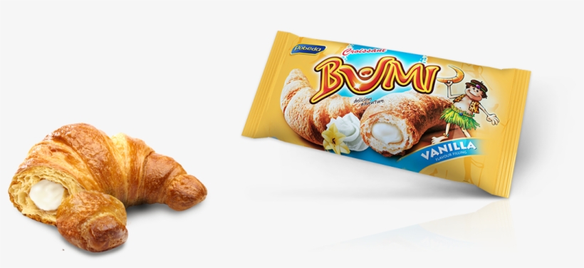 Bumi Croissant With Vanilla Cream - Vanilla Croissant, transparent png