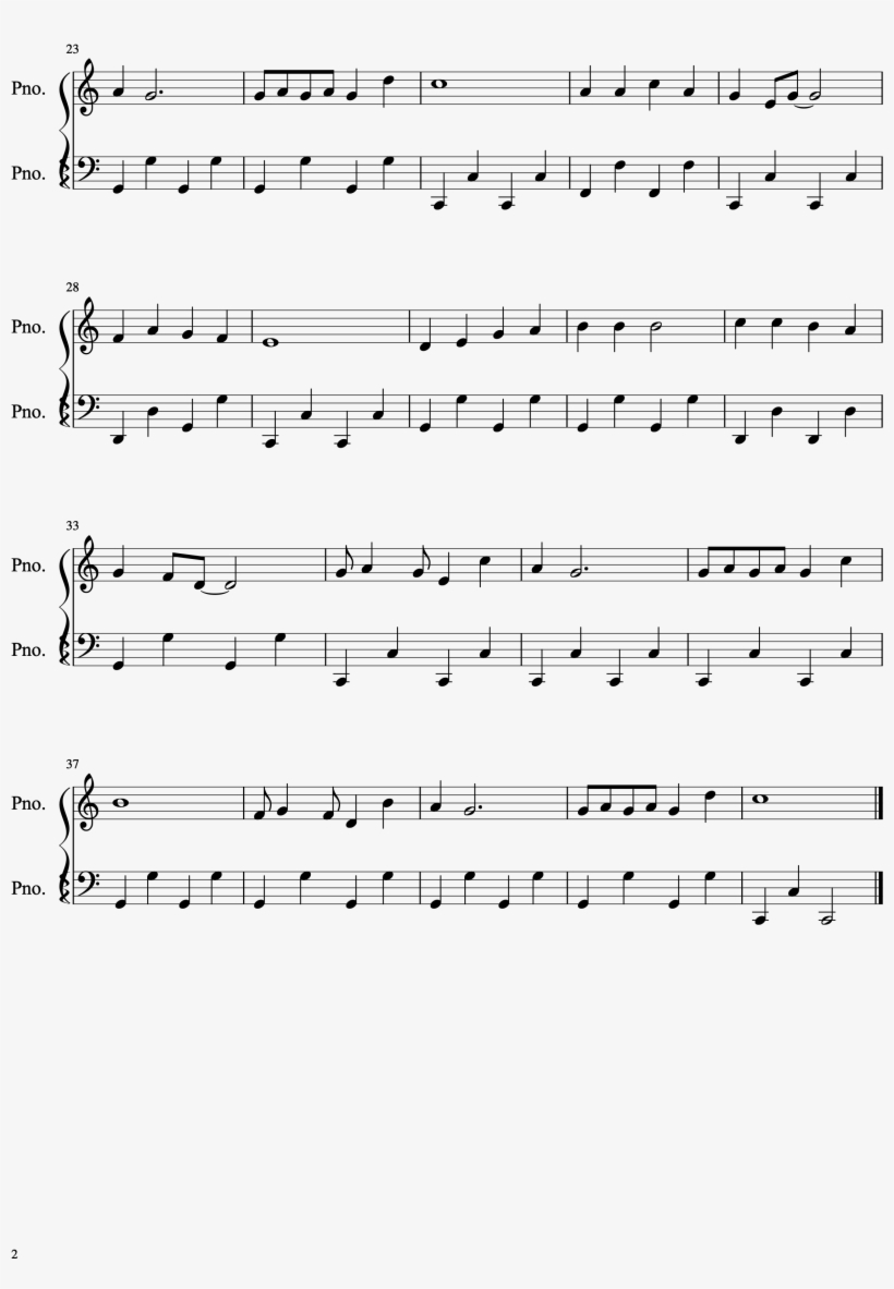 Rudolph The Red Nosed Reindeer Walking Bass Score - Jpeg, transparent png
