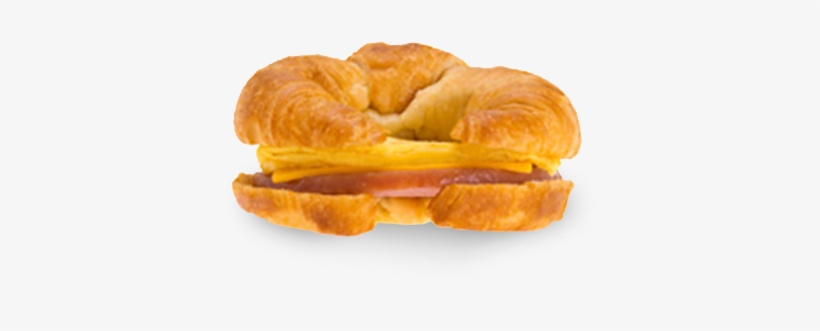 Ham Egg Cheese Croissant - Meat And Cheesecroissant Sandwiches, transparent png