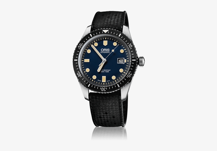 Rubber Strap Dive Watch, transparent png