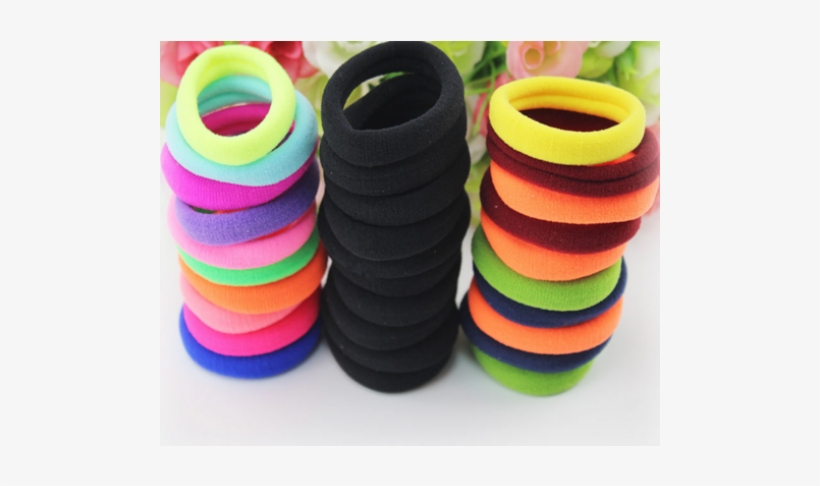 Candy Fluorescence Colored Hair Holders High Quality - Rubber Band, transparent png