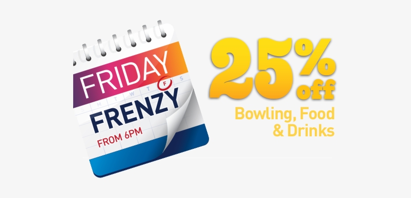 25% Off Bowling, Food & Drinks - 25% Off Yellow, transparent png