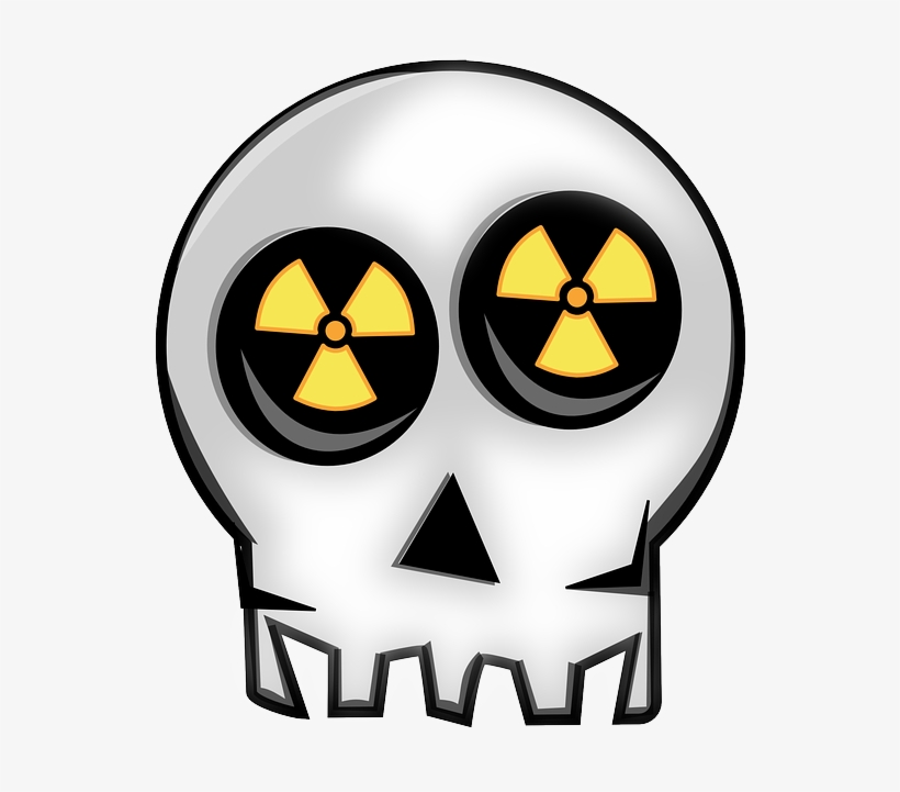 Skull, Atom, Energy, Nuclear, Power, Radioactive - Nuclear Power Logo, transparent png