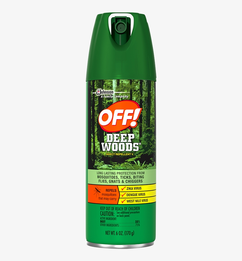 Off Deep Woods® Insect Repellent V Provides Long-lasting - Off Deep Woods, transparent png