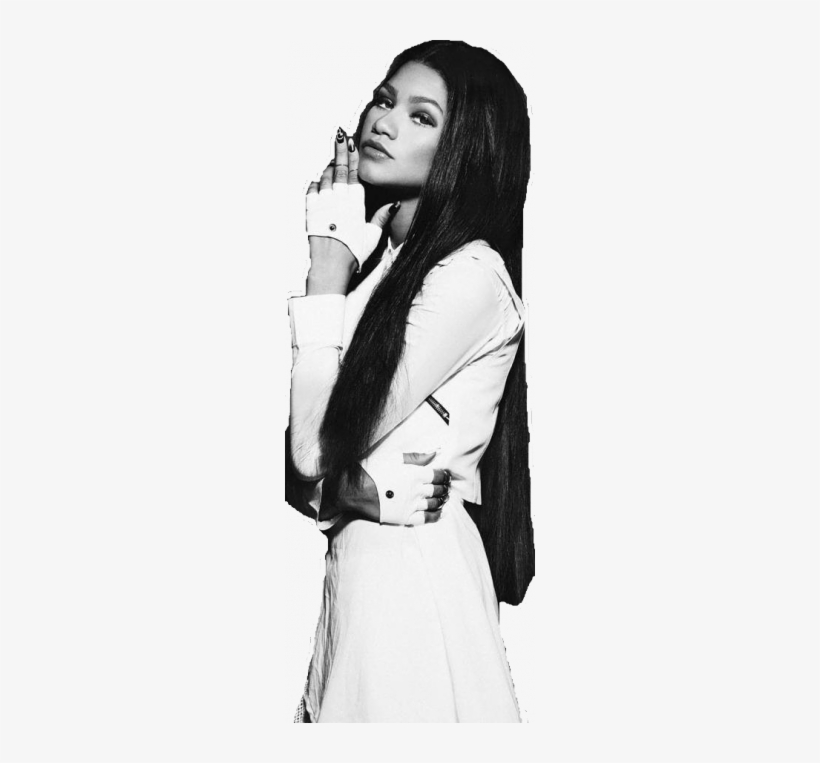 Zendaya Transparent Black And White - Zendaya Replay Single Cover, transparent png