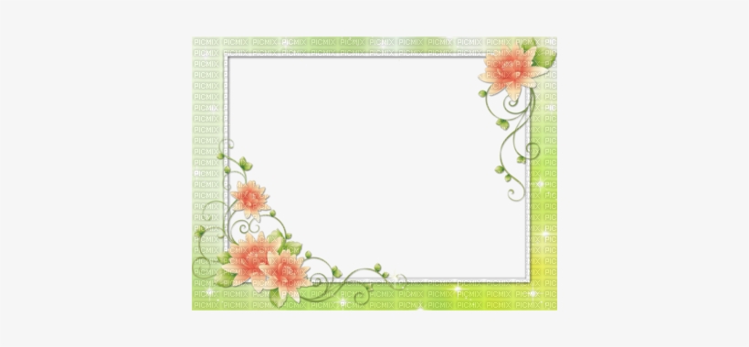 ♥glitter Frame♥ - Border Flower Design Png, transparent png