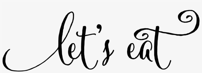 Chalkboard Embellishments Png Clip Art Freeuse - Belvedere Designs Llc Let's Eat Wall Quotes Decal, transparent png