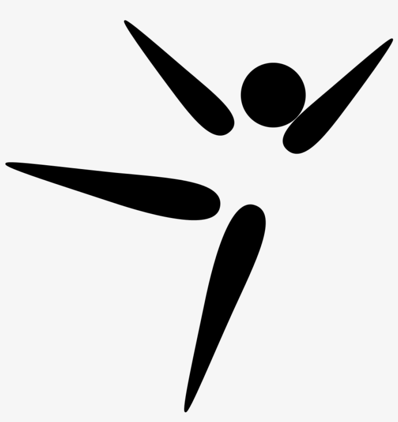 Gymnastics Pictogram - Dancer Pictograma, transparent png