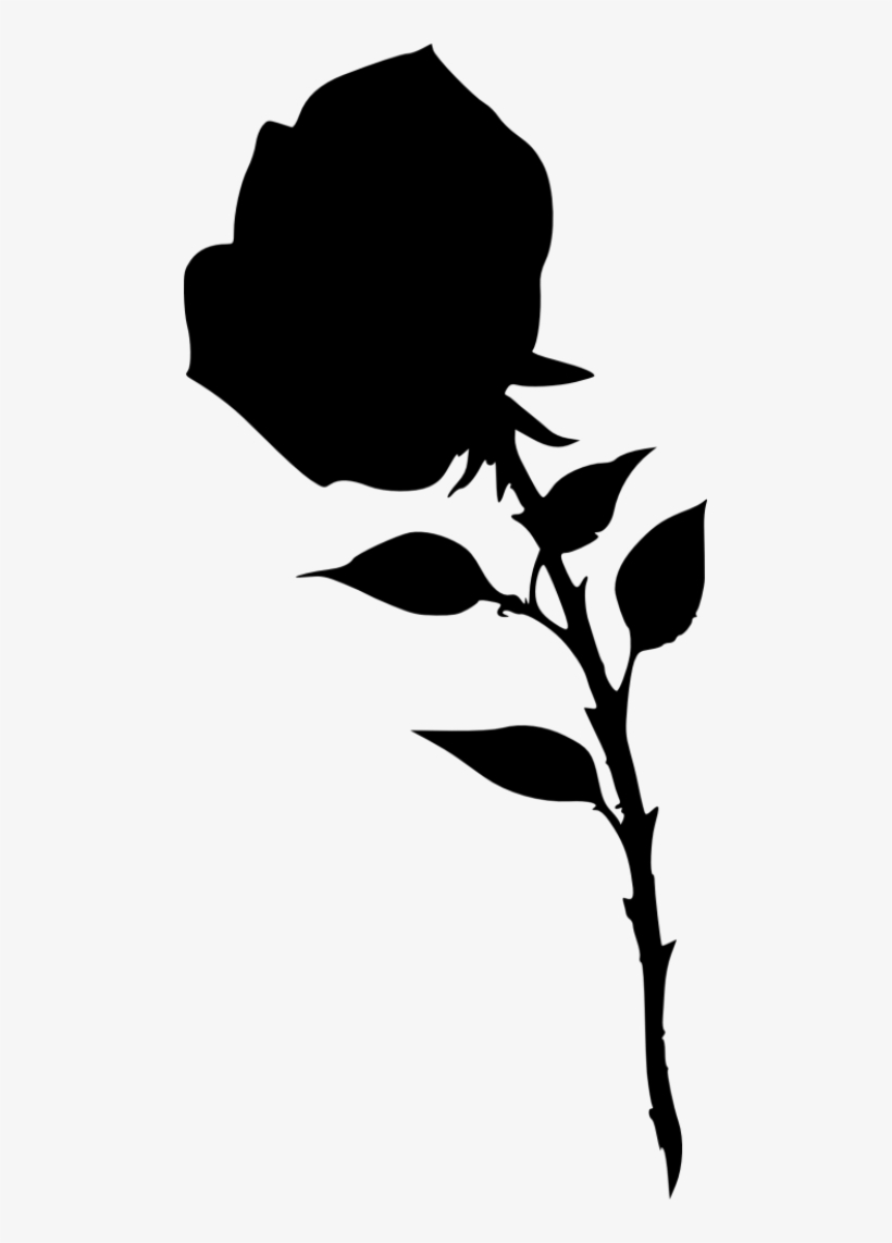Free Png Rose Silhouette Png Images Transparent - Portable Network Graphics, transparent png
