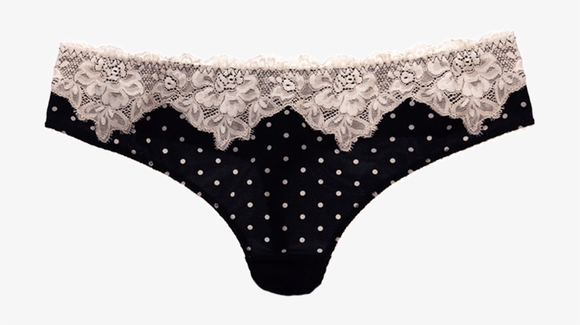 Spot Black & Nude 3 Piece Set Seta04 2055black/nude - Thong, transparent png