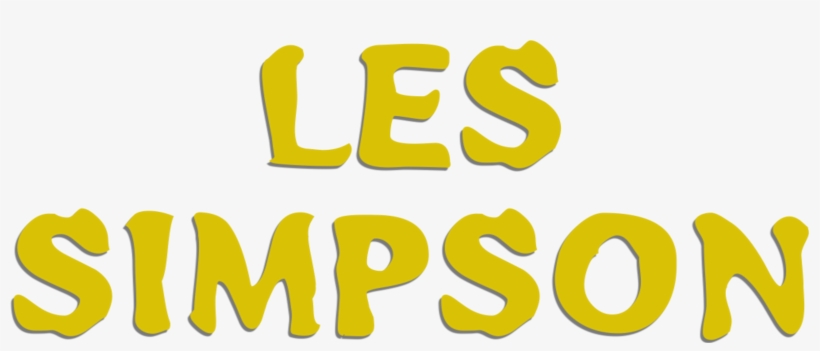 Logo Français Des Simpson Dans Le Générique - The Simpsons, transparent png