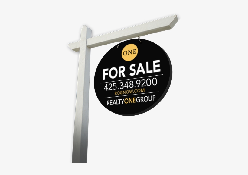 Sell With Rog Now - Realty One For Sale Sign, transparent png