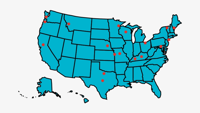 The Following Schools Have Taken Steps To Reduce Or - Transparent Us States Map, transparent png