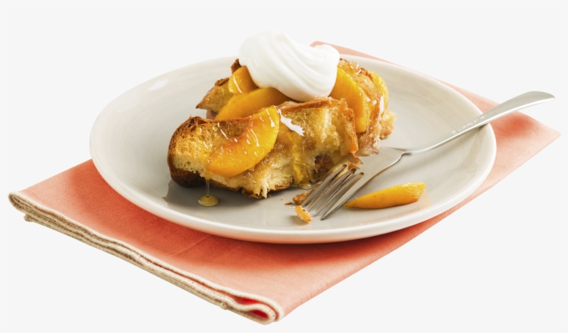 Peach French Toast Breakfast Bake - Dulce De Leche, transparent png